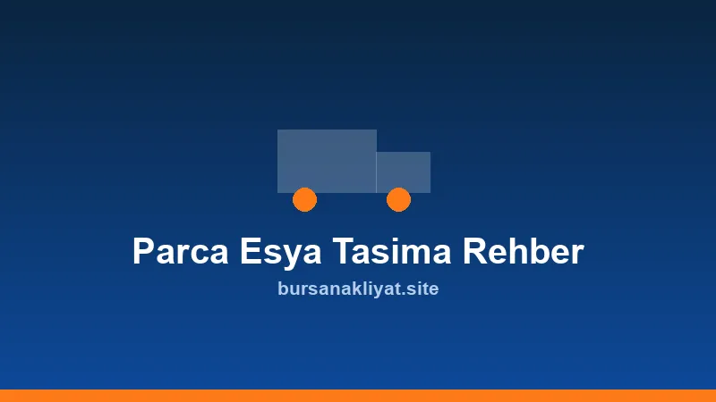 Parça eşya taşıma için paketlenmiş tek mobilya