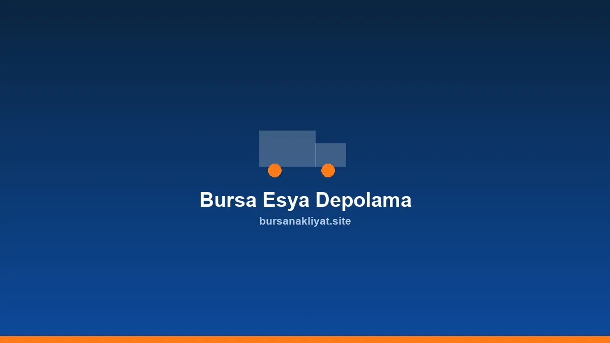 Bursa eşya depolama deposunda istiflenmiş paketli eşyalar